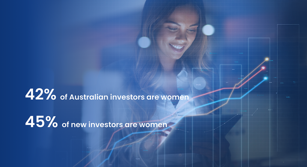 woman and statistics of how many female investors there are